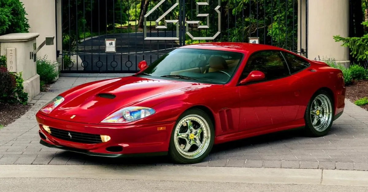 La Ferrari 550 Maranello de Michael Jordan qui a inspiré la Air Jordan 14. ©Joopiter