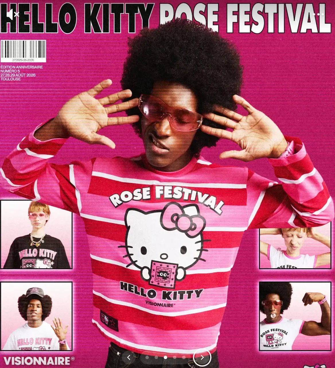 VISIONNAIRE X HELLO KITTY © Rose Festival