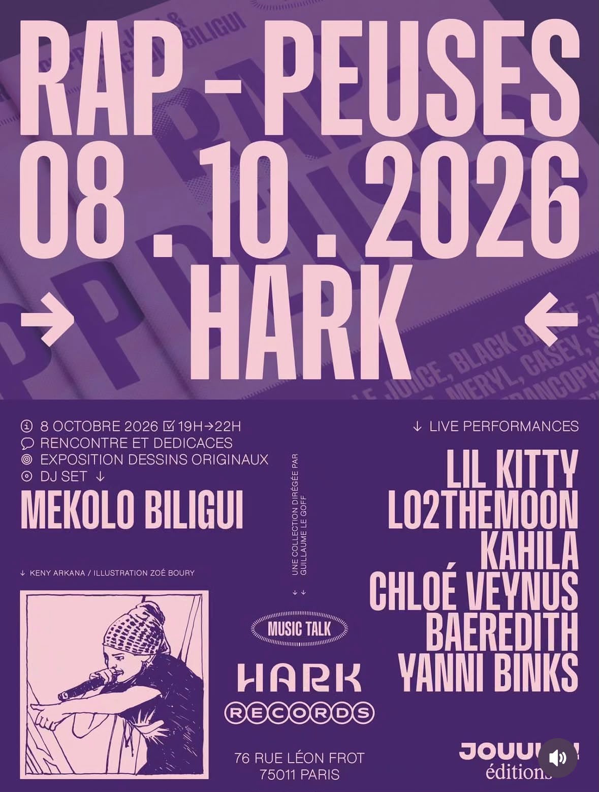 Affiche Rap-peuses