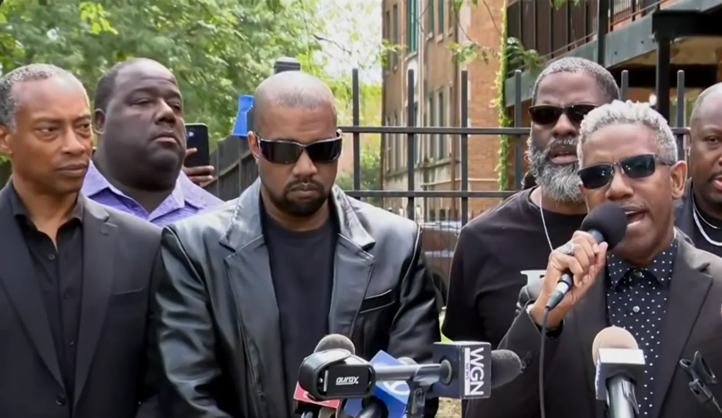 L'hommage rendu à Donda West retransmit en direct par la télévision locale le 22 septembre 2026. ©CBS Chicago
