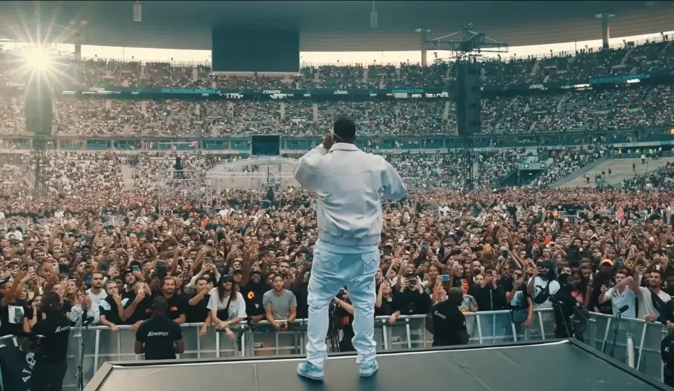 SDM au Stade de France en première partie de Booba en 2022. ©SLK FILMS