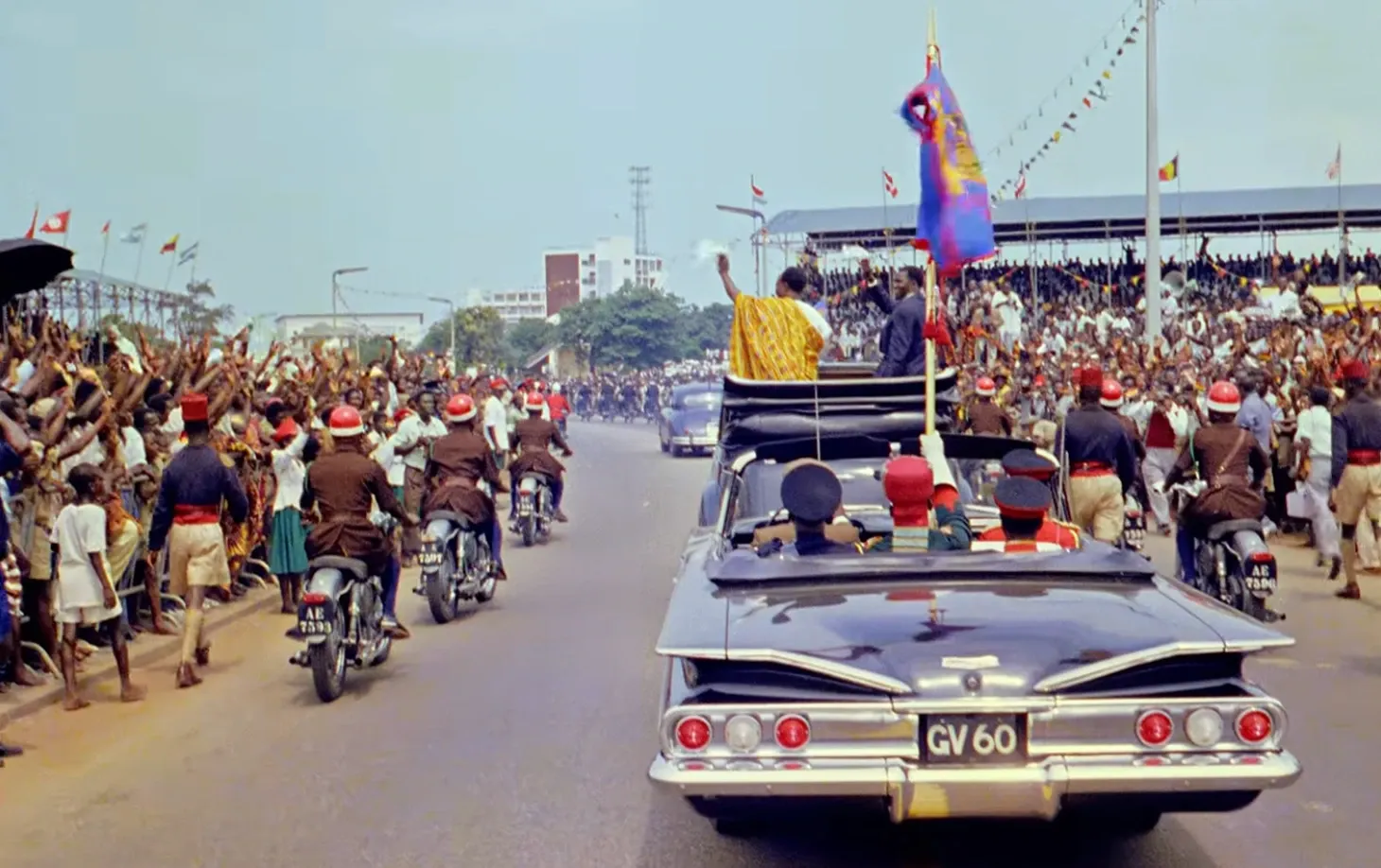 Kwame Nkrumah, premier président de l'histoire du Ghana dans le documentaire The Eyes of Ghana. ©Higher Ground Productions / Breakwater Studios