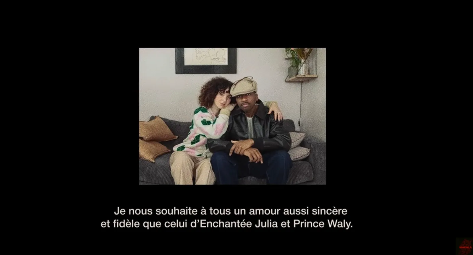 Hommage à Prince Wally et sa relation avec sa femme Enchantée Julia dans le clip Saïgon de Makala