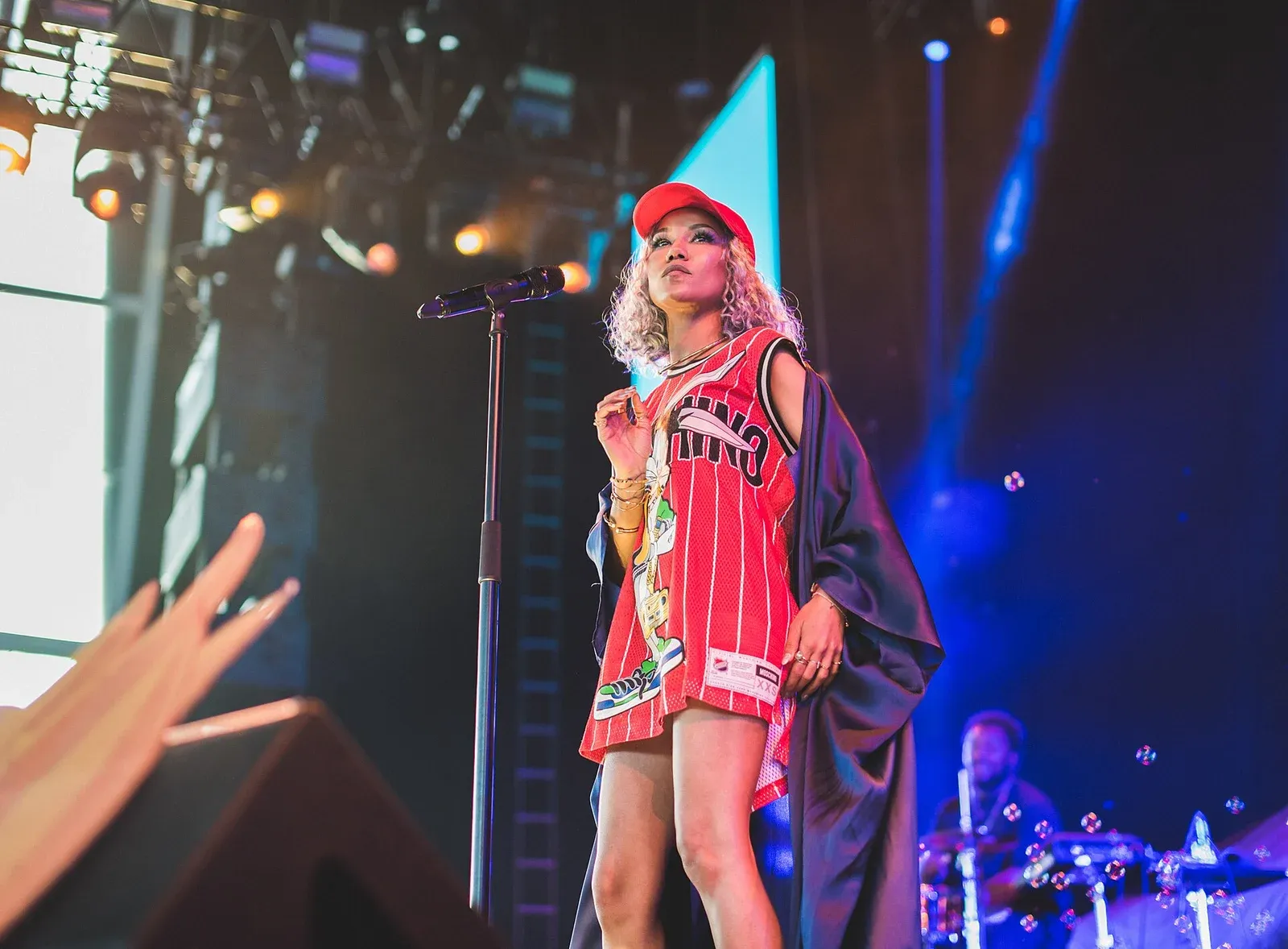 Jhené Aiko lors du High Road Summer Tour en juillet 2016. CC Jhené Aiko SA