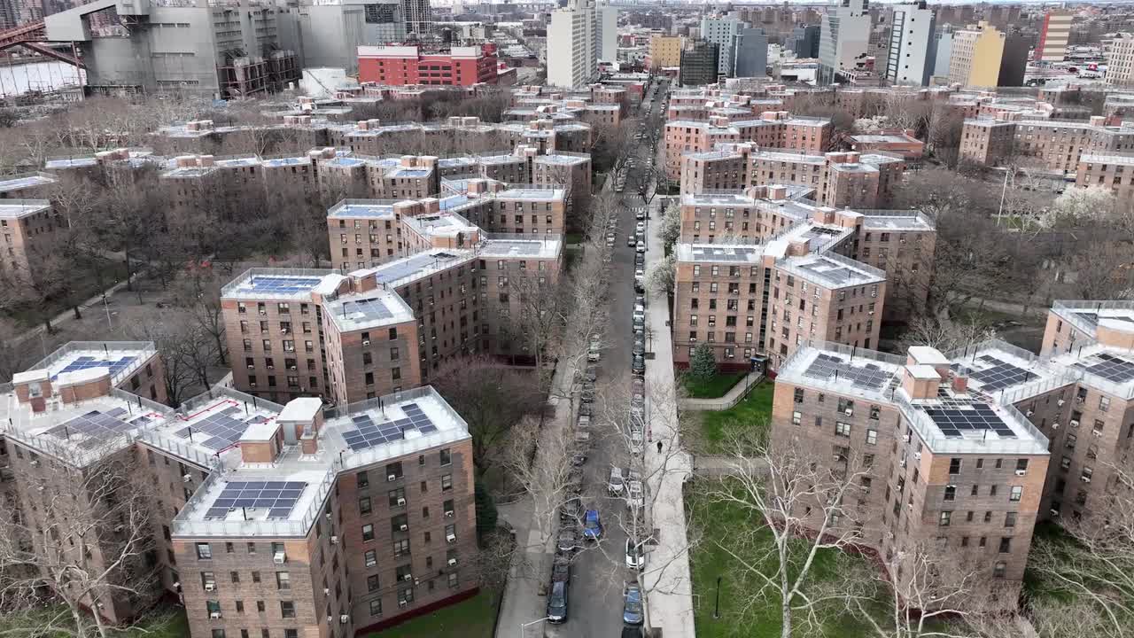 Le quartiers de Queensbridges à New-York